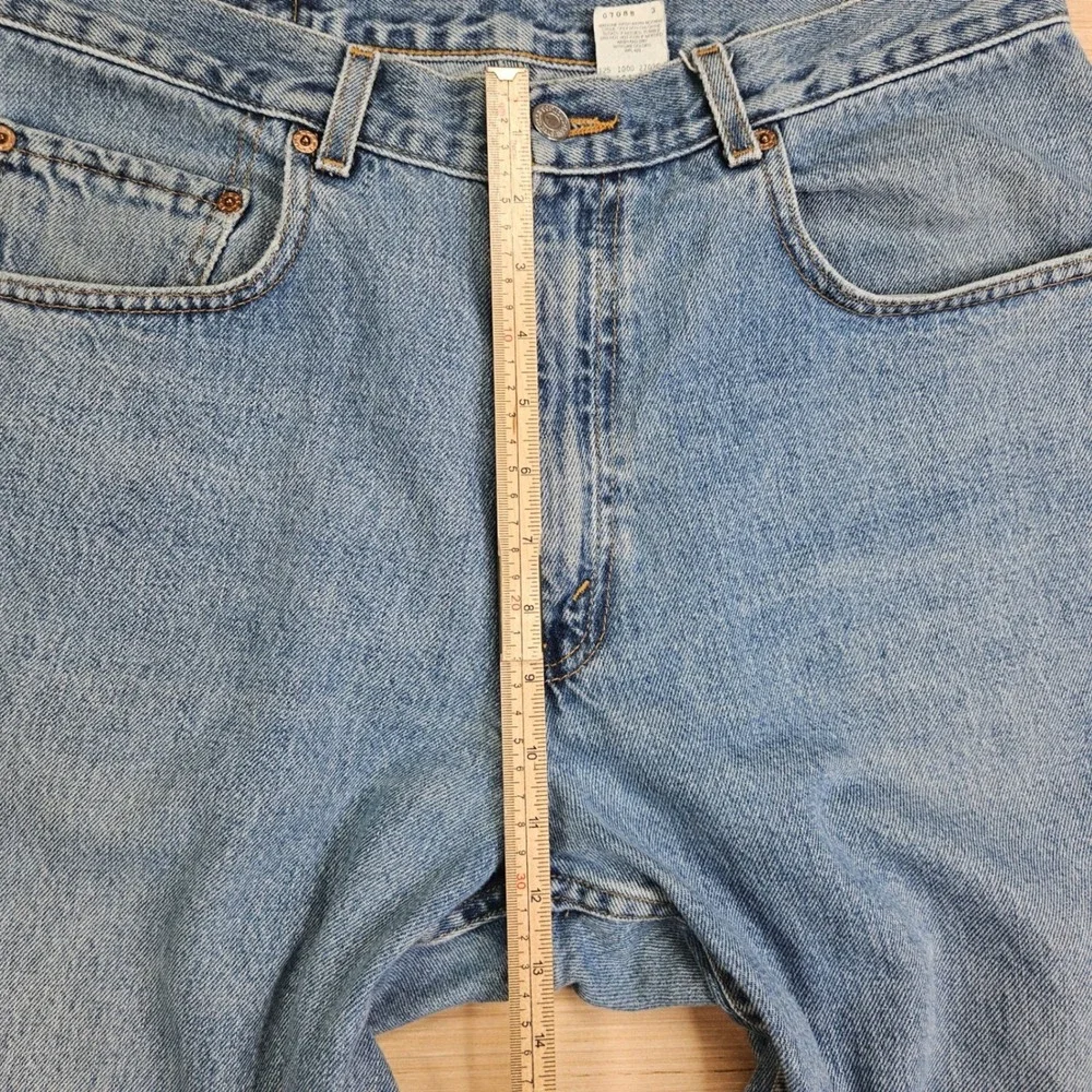 Vintage Levis Y2K Loose Straight Fit Jeans Mens 34x32 Blue Denim Casual Workwear